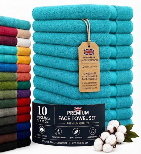 10x face cloth 100 egyptian - 100%,