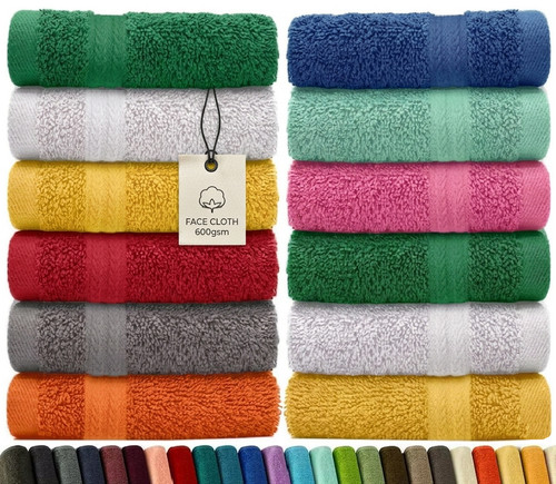12x flannels face cloths - face,