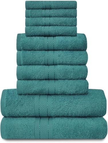 10pc towel set 100 - 10pc,