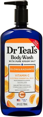 Teal body wash with - dr,