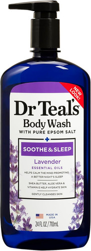 Teal body wash lavender - wash,