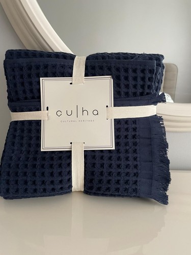 Cotton waffle towel set - cotton,