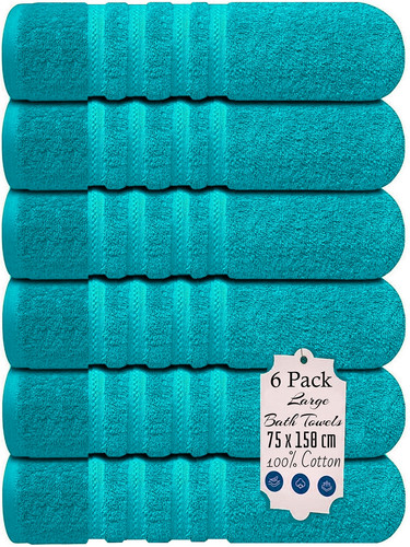 Jumbo bath sheet towels - 6,